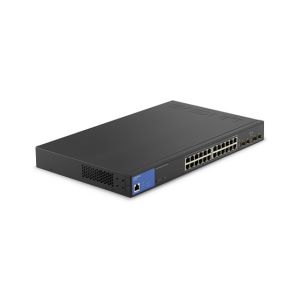 Linksys 24-Port Managed Gigabit PoE+ Switch With 4 1G SFP Uplinks (LGS328PC-EU)