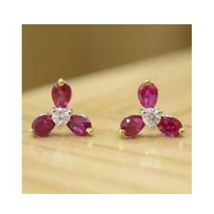 Artistic Jewels Tops For Women Red/White (T-83)