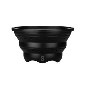 Premier Home Sorted Colander & Steamer - Black (805345)