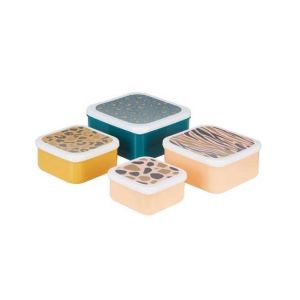 Premier Home Mimo Animal Print Lunch Boxes - Set Of 4 (1206359)