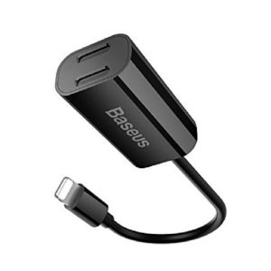 Baseus L36 Lightning to Double Lightning Adapter Black