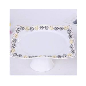 Easy Shop 8.75" Square Shape Cake Plate (1044)