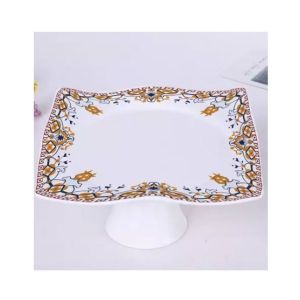 Easy Shop 8.75" Square Shape Cake Plate (1045)