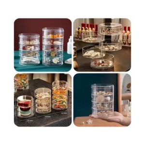 Easy Shop Acrylic Rotating Jewelry Organizer