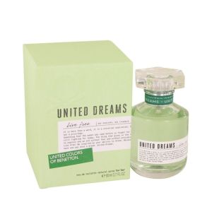 Benetton United Dreams Live Free Eau De Toilette For Women 80ML