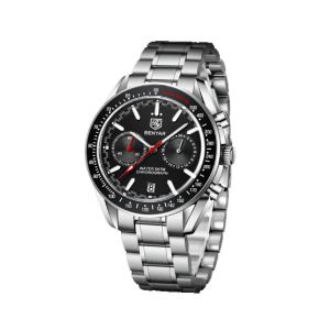 Benyar Progressive Chronograph Edition Watch For Men Silver (BY-5194-3)