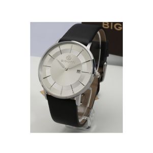 Bigotti Leather Men's Watch Black (BG.1.10123-1)