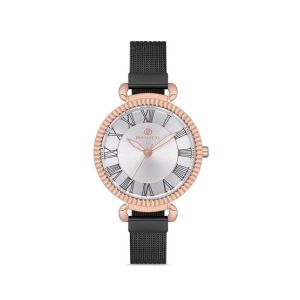 Bigotti Montre Femme's Stainless Steel Women's Watch Black (BG.1.10137-5)