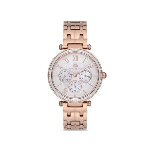 Bigotti Analog Femme's Stainless Steel Women's Watch Rose Gold (BG.1.10145-4)