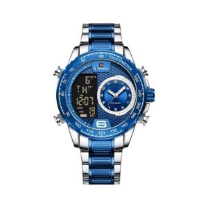 NaviForce Dual Time Working Men’s Watch Blue (NF-9199-3)