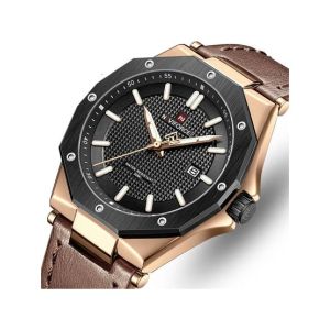 Naviforce Fashion Casual Quartz Leather Men's Watch (NF-9200-10)