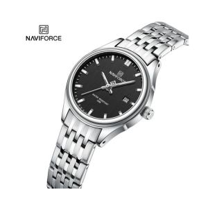 Naviforce Date Edition Watch For Women Silver (NF-8039L-1)