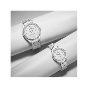 Naviforce Exclusive Edition Watch For Couples Silver (NF-8039C-3)