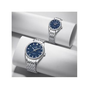 Naviforce Exclusive Edition Watch For Couples Silver (NF-8038-3)