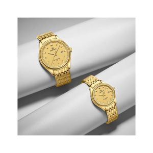 Naviforce Exclusive Edition Watch For Couples Golden (NF-8039C-6)