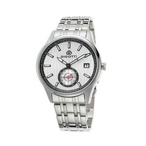 Bigotti Analog Stainless Steel Men's Watch Silver (BG.1.10016-1)