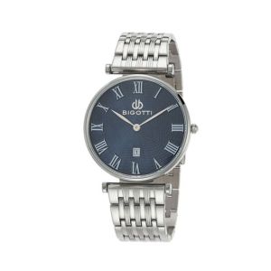 Bigotti Analog Stainless Steel Men’s Watch Silver (BG.1.10032-5)
