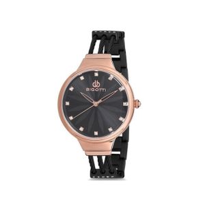 Bigotti Bracelet Chain Women's Watch Black (BGT0201-4)