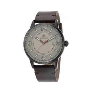Bigotti Milano Leather Men's Watch Black (BG.1.10085-3)