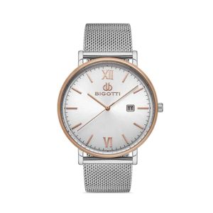 Bigotti Stainless Steel Men's Watch Silver (BG.1.10300-4)