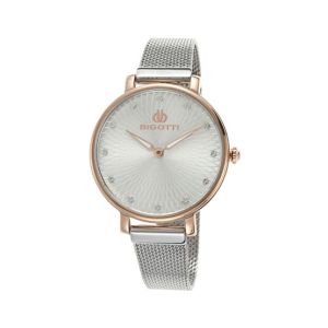 Bigotti Stainless Steel Women's Watch Silver (BG-1-10023-4)