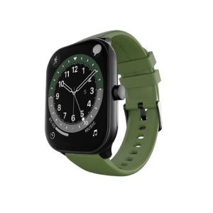 Ronin Smart Watch With Black Dial (R-06)-Grass Green