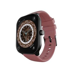 Ronin Smart Watch With Black Dial (R-06)-Maroon