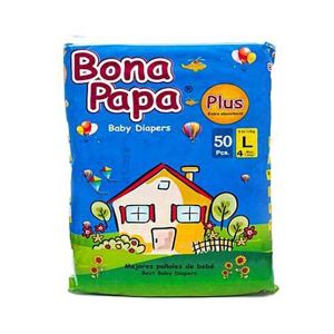 Bona Papa Plus Baby Diaper L - 50 Pieces