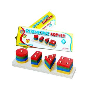 Planet X Wooden Geometric Shape Sorter (PX-9009)