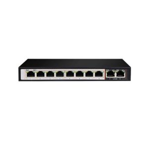 D-Link 8GE PoE+ 2GE Uplink 250m PoE Switch Black (DGS-F1010P-E)