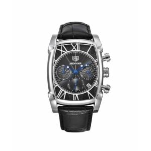 Benyar Square Edition Watch For Men Black (BY-1020)