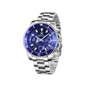 Benyar Chronograph Men’s Watch Silver (BY-1202)