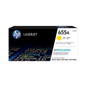 HP 655A LaserJet Toner Cartridge Yellow (CF452A)