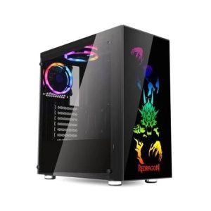 Redragon Steeljaw Pro ATX Mid-Tower Gaming PC Case (GC608)