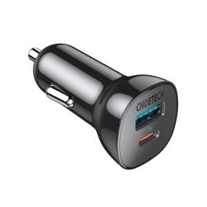 Choetech Dual Ports Car Charger Black (TC0005)
