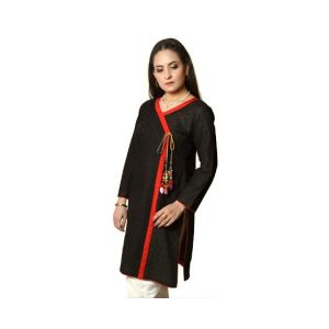 Wardahs Collection Chicken Kurti For Women Black (0007)