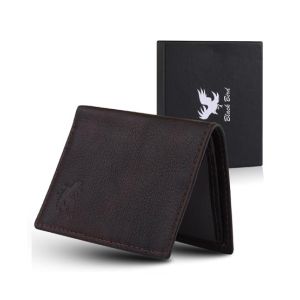 Blackbird Leathers Handmade Leather Wallets For Men Dark Brown (0004)