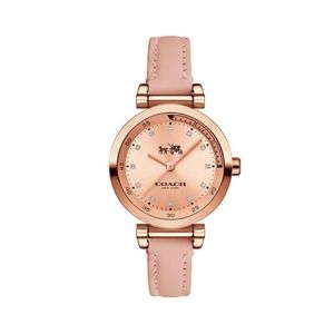 Coach Sport Crystal Leather Women's Watch Pink (14502540)