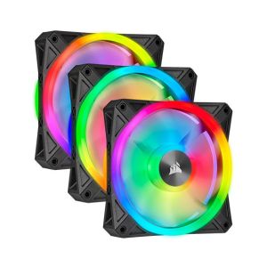 Corsair iCUE QL120 RGB Lightning Node Core Case Fan Black Pack Of 3 (CO-9050098-WW)