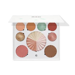 Muicin White Blusher and Eyeshadow Plate - Neutral Elegance (01)