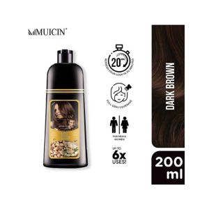 Muicin 5 In 1 Hair Color Shampoo With Ginger & Argan Oil - 200ml