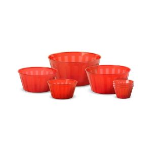 Appolio Milan Bowl Pack Of 7-Red