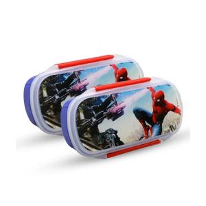 Appollo Bento Lunch Box M-2 Pack Of 2-Red