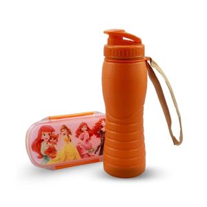 Appollo Lunch Box With Water Bottle-Orange