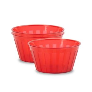 Appollo Milan Bowl Medium (Pack Of 3)-Red
