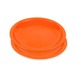 Appollo Saga Plate Large (Pack Of 2) -Orange