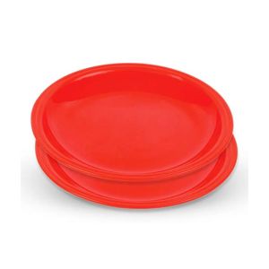Appollo Saga Plate Large (Pack Of 2) -Red