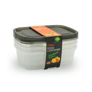 Appollo Crisper Food Container Large-Smoke Gray