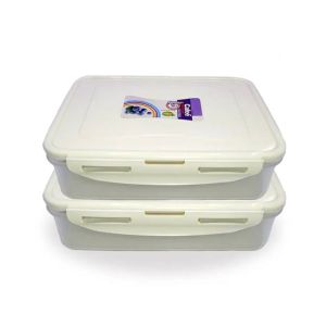 Appollo Cafee Food Keeper Medium (Pack Of 2)-Cream
