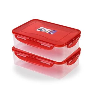 Appollo Cafee Food Keeper Medium (Pack Of 2)-Red